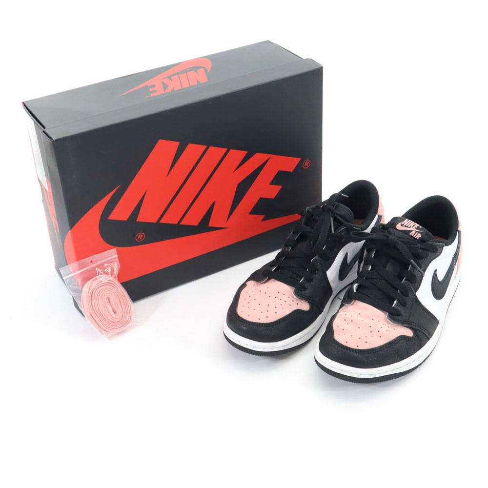 CZ0790-061 エアジョーダン1レトロ ロー スニーカー 26 ピンク系 AIR JORDAN 1 RETRO LOW OG 箱付き メンズ