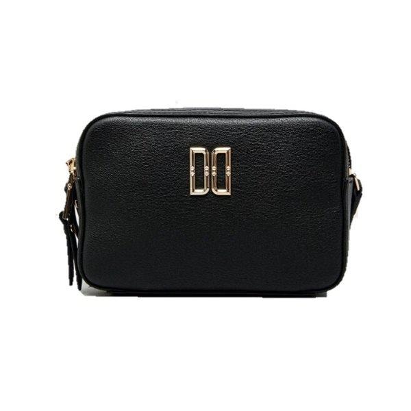 AK水原店 ハンドバッグ ブラック ゴールドロゴ ミニクロスバッグ DCWA5E069