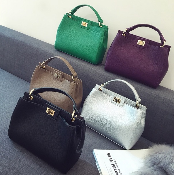 バッグ カバン 鞄 bag ハンドバッグ 収納 便利 コンパクト 使いやすい スクエア型 フェイクレザー PU かわいい 大人可愛い きれいめ シンプル カジュアル 大人 上品 おしゃれ お洒落