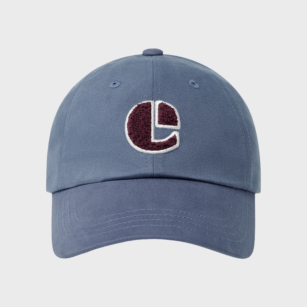 IMIS BOUCLE ビンテージロゴボールキャップ-ブルー