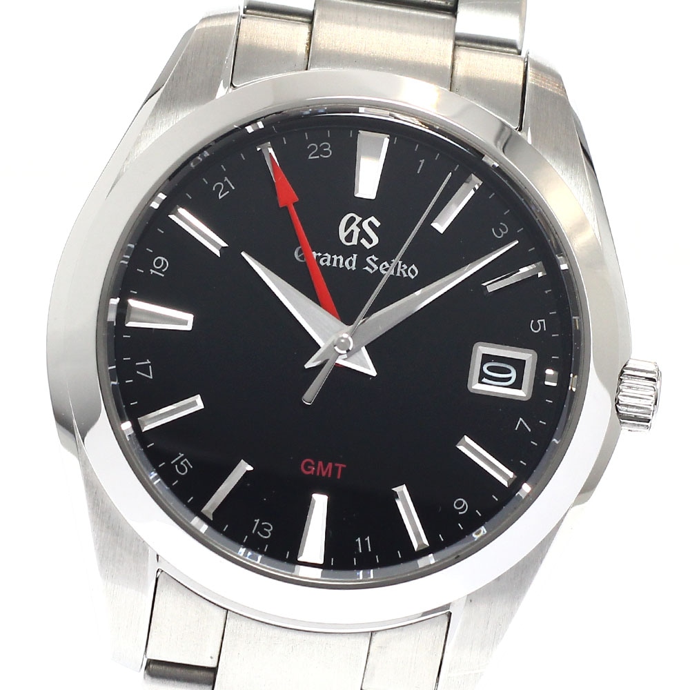 セイコー SEIKO SBGN013/9F86-0AF0 グランドセイコー ヘリテージコレクション GMT デイト クォーツ メンズ 良品 保証書付き_956784【中古】