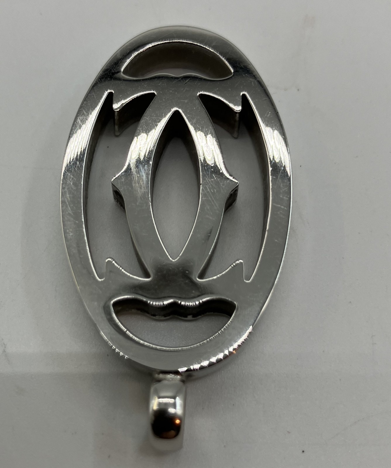 チャーム　トップ シルバー　4.6×2.4ｃｍ（1.81×0.94 inch）