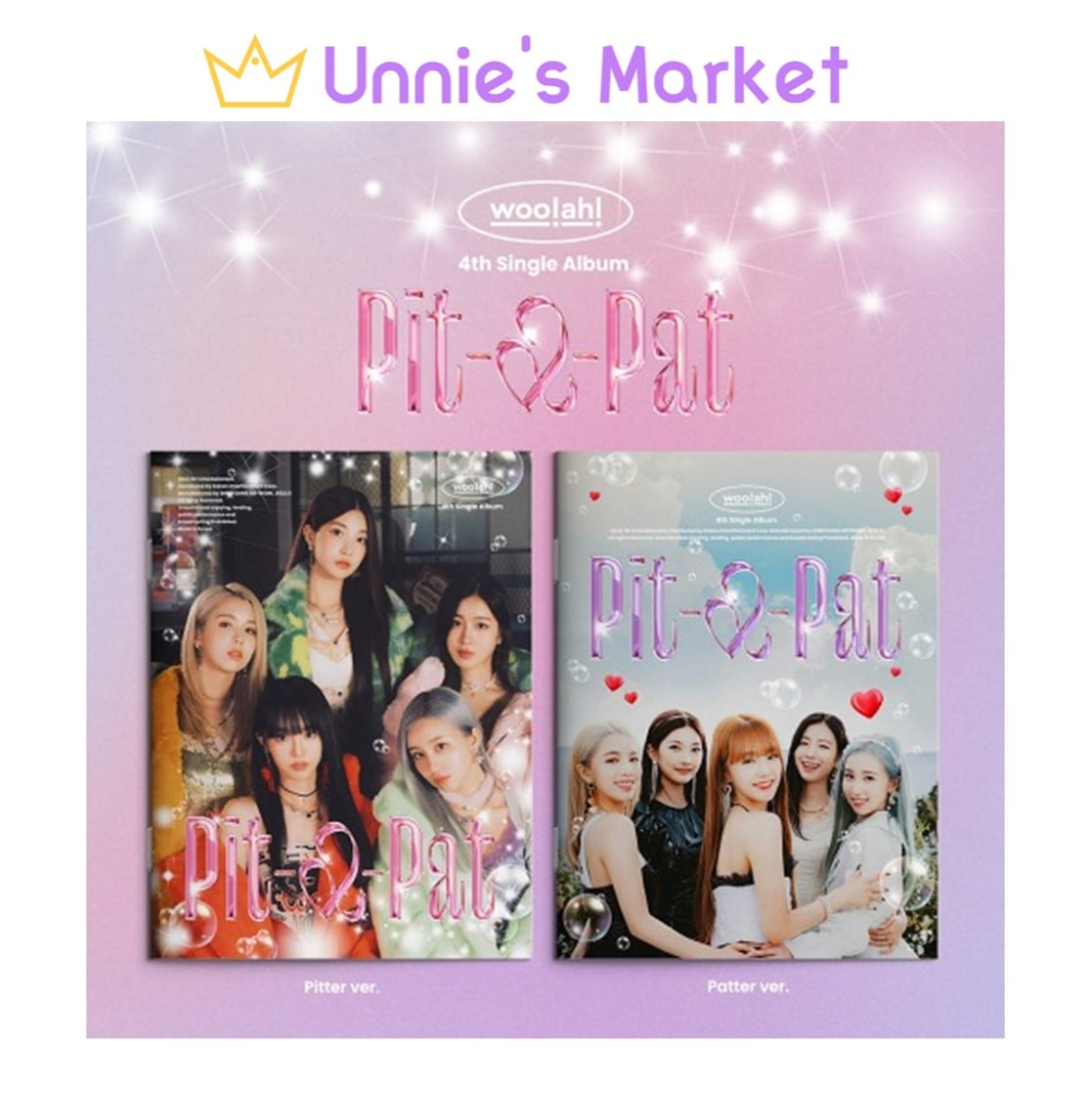 [SET] woo!ah! - Pit a Pat 4th Single Album 5,167円