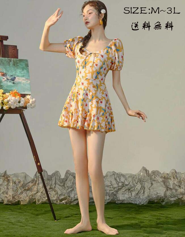 数量限定ワンピース水着 セクシー レディース 水着 半袖 体型カバー 可愛い 痩せ見え リゾート 温泉 ビーチ プール 海 水泳 オトナ女子 かわいい おしゃれ 20代 30代 40代