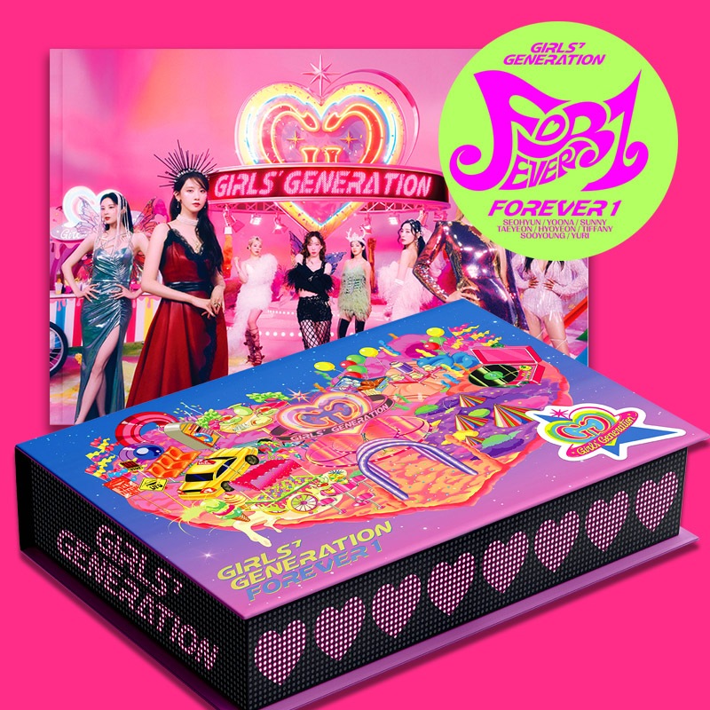 (未開封新品) 少女時代フォーエバーワンアルバム2種セット正規7集ソングFOREVER1 15周年記念