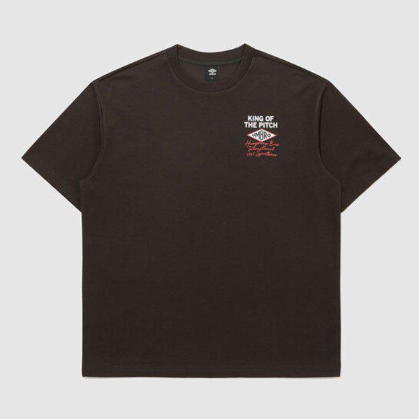 HBL キング オブ ザ ピッチ 半袖Tシャツ UR121CRS24 ダークチャコール