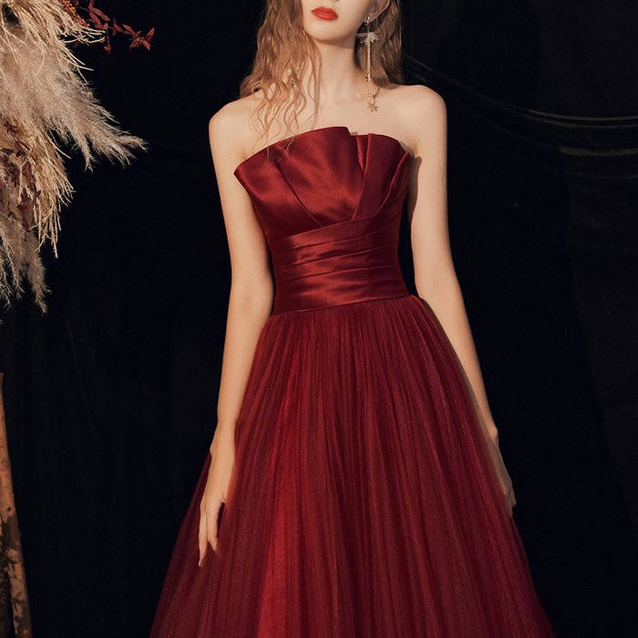 利用可能なポイント パーティードレス Aライン結婚式演奏会 パーティードレス ワインレッド 大人ワンピースお呼ばれ ロングドレス大きいサイズ 40代30代20代 店舗をフォローしてクーポンをゲット