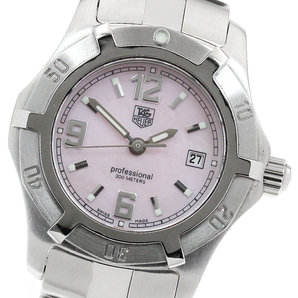 タグホイヤー TAG HEUER WN1319 エクスクルーシブ デイト クォーツ レディース 美品 _913650【ev15】【中古】