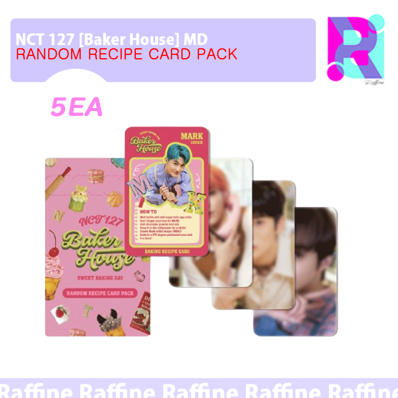 5EA [RANDOM RECIPE CARD PACK] NCT 127 [Baker House] MD