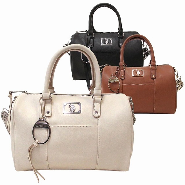 U.S. POLO ASSN. ユーエスポロアッスン バッグ ソリッド スウィフティ サッチェルバッグ クロスボディ ショルダーバッグ 2way 27A343AA