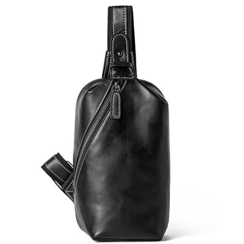 チェスト バッグ クロスボディ レザー 本革 アウトドア カジュアル バイク 自転車 観光 街歩き 斜め掛け メンズ ショルダー ウエスト バッグ 牛