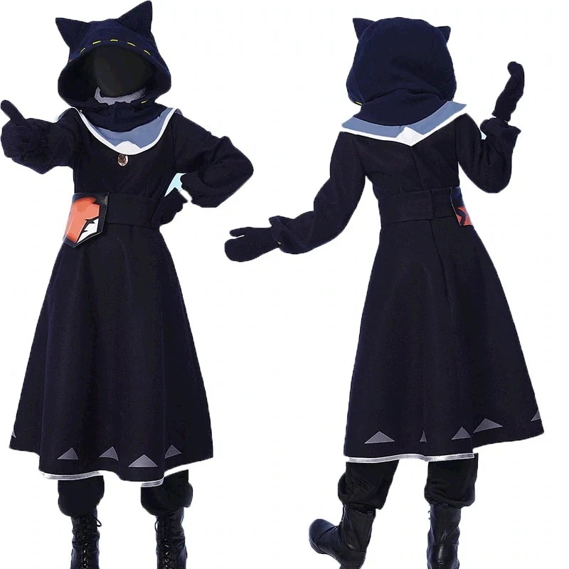 【爆安セール中】大人気コスプレ変装仮装 衣装 Sky:Children of Light Sky星を紡ぐ子ども マント ネコの頭 先祖海外通販