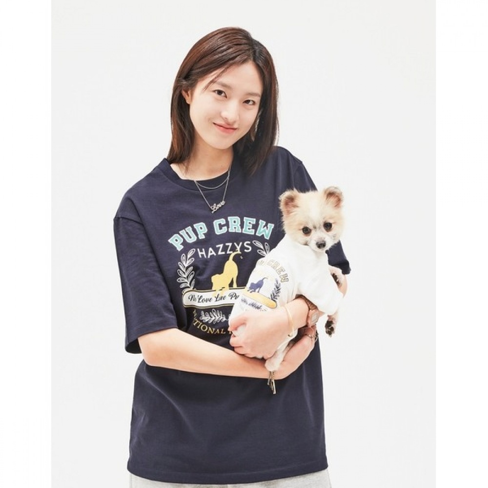 [ヘッジスレディース] 24SS ホワイトドッグ T シャツ HSLG4B470WT