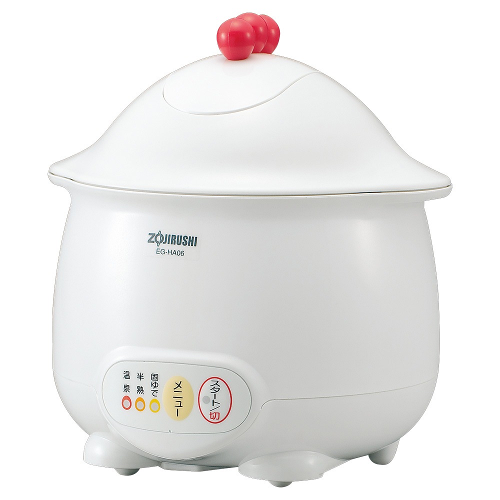 象印　マイコン温泉たまご器「エッグドゥドゥドゥ」EGHA06-WB　1度に6個