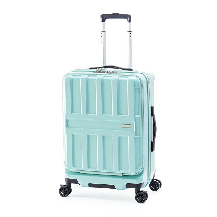 ハードキャリーケース MAXBOX FrontOpen 5～7泊 55L ALI-8511-22-MBL ミントブルー 14,293円