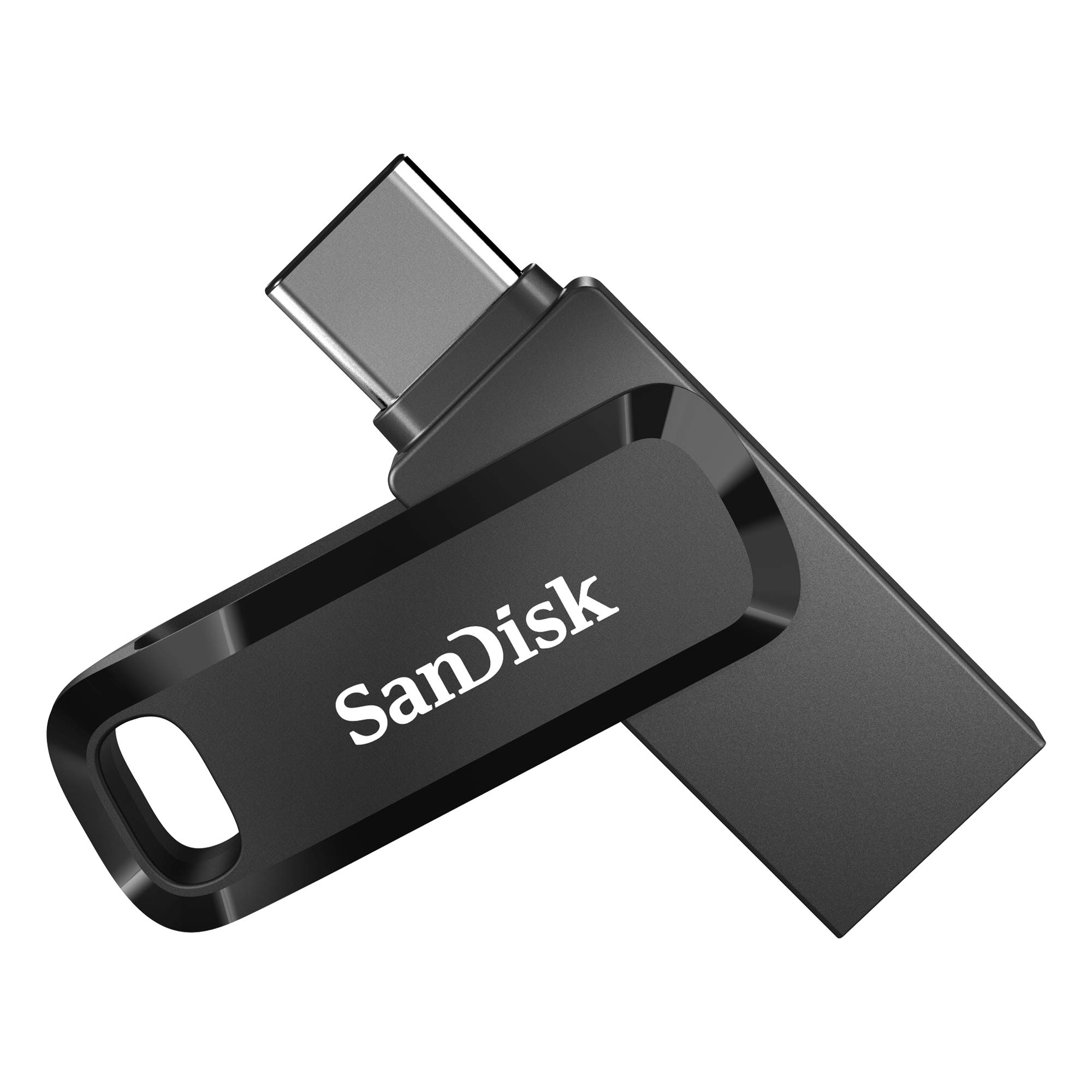 SanDisk 128GB ウルトラデュアルドライブ Go USB Type-Cフラッシュドライブ ブラック -SDDDC3-128G-GAM46