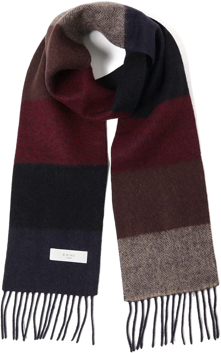 【本日限定価格】 ビーミング - WINE メンズ マフラー ミニ パネル BEAMS by B:M