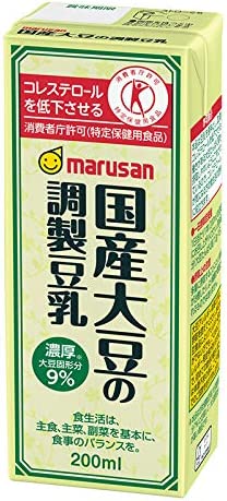 マルサンアイ 国産大豆の調整豆乳 パック 200ml4ケース/96本