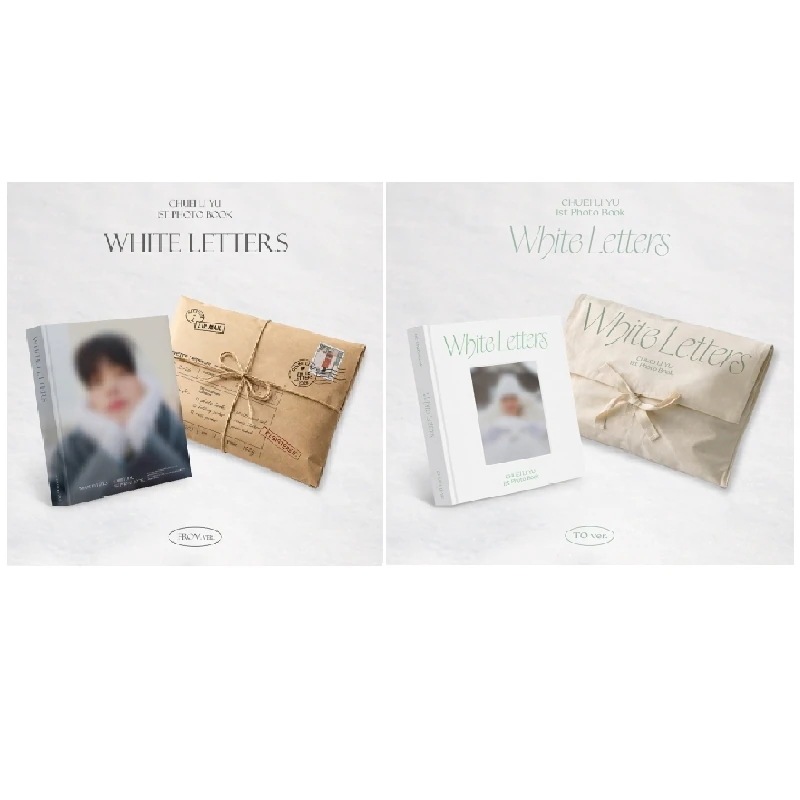 [MEGA] [2種セット] (FROM Ver./TO Ver.) CHUEI LI YU [Photobook] 1st PHOTO BOOK [WHITE LETTERS]
