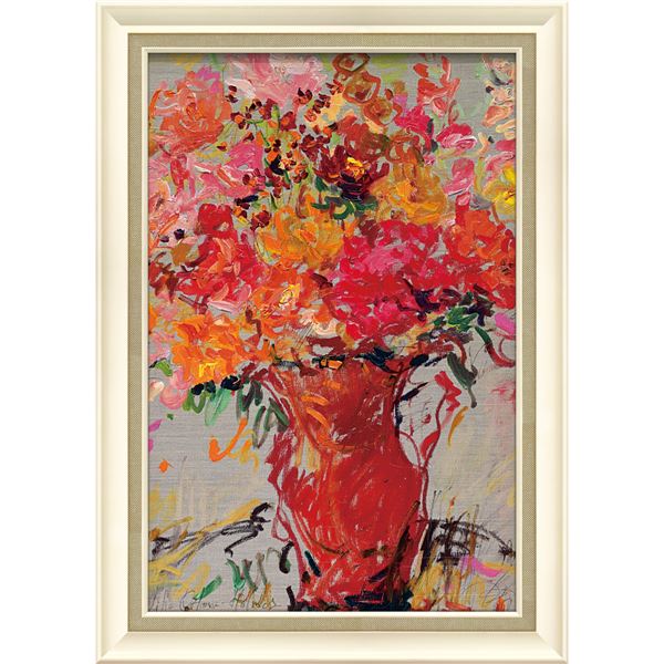 ユーパワー リリア/オルロヴァー/ホームズ Gel加工 アートフレーム 「サマーフラワー」