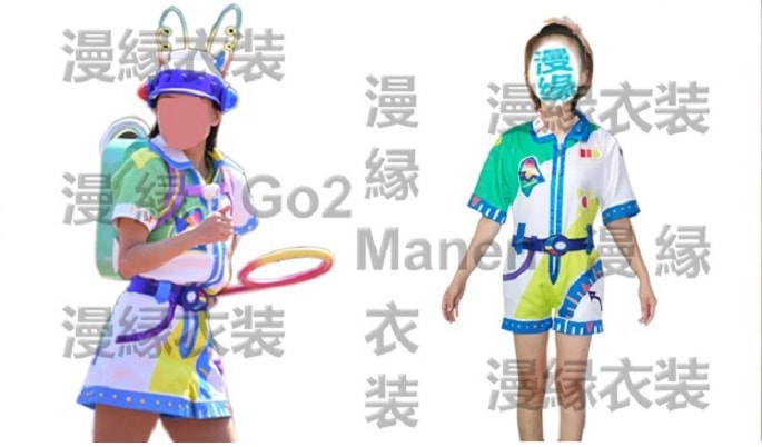 ディズニー衣装 うさたまチェイサーズ 女性ダンサー コスプレ 仮装 ディズニーランドパレード