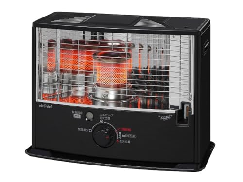 トヨトミ 石油ストーブ ワイドタイプ (木造8畳まで/コンクリート11畳まで) 日本製 ブラック R