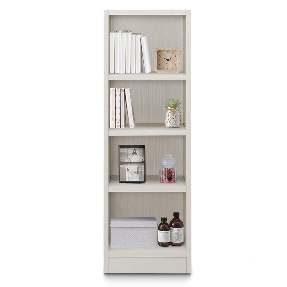 アイリスオーヤマ 収納ラック 本棚 スペースフィット オフホワイト 幅約30×奥行約29×高さ約90 大容量 省スペース収納 漫画マンガ棚 コミック棚 奥行スリムでスッキリ たっぷりしまえる丈夫な造り