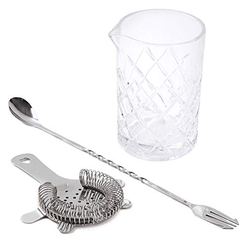 サイズ：ステアセット 日本製 矢来 ミキシンググラス500ml (ステアセット)