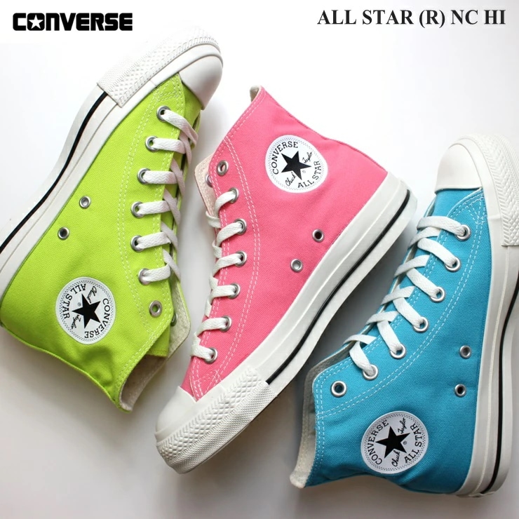 オールスター （Ｒ） NC HI ピンク ブルー ライムグリーン ALL STAR (R) NC HI 31308870 31308871 31308872