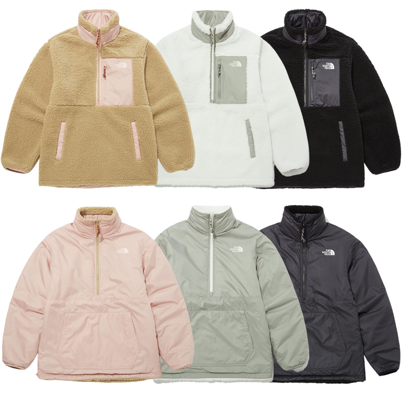 TNF PLAY GREEN RVS FLEECE ANORAK 14,418円