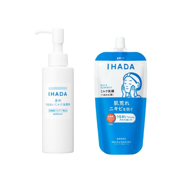 薬用うるおいミルク洗顔料 140mL + レフィル 120mL セット 医薬部外品