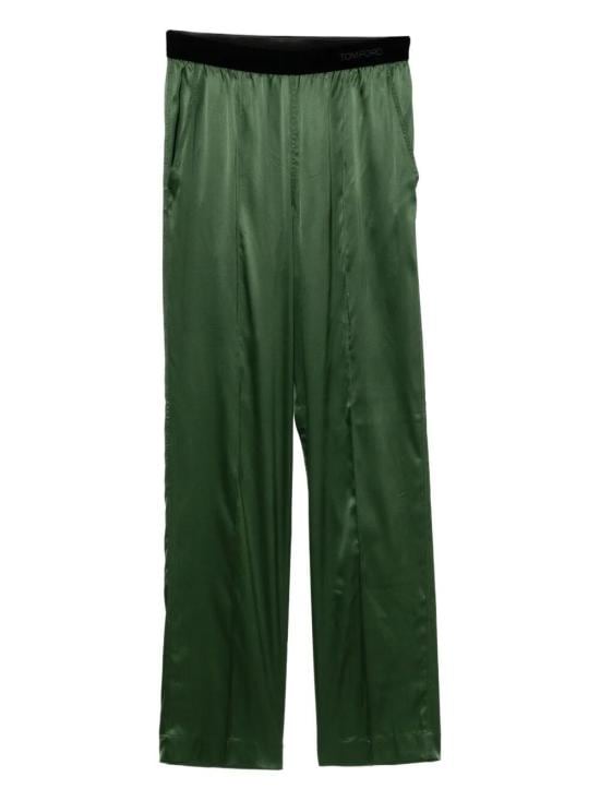 TOMFORD Women Straight Pants PAW683 FAX881 GCA MOSS GREEN