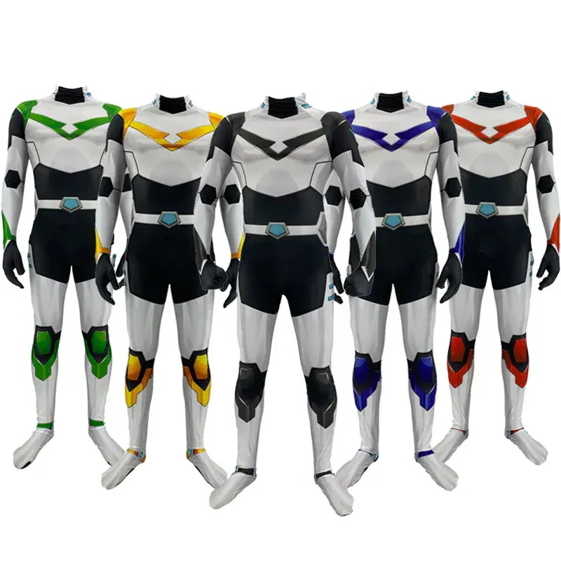 ボルトロン タイツ コスチューム ヒーロー コスプレ衣装 パーティーグッズ 子供 / 成人サイズ