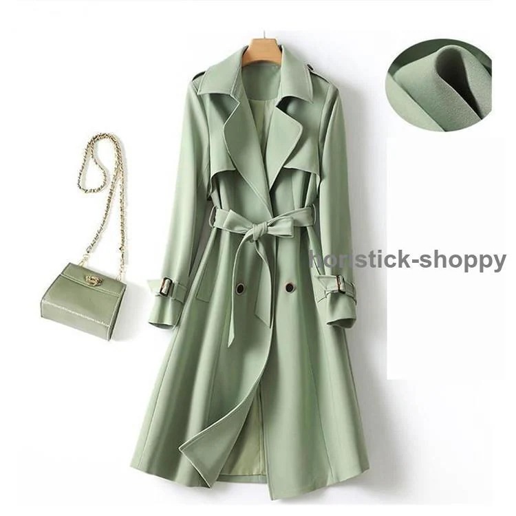 トレンチコート レディース ロング 厚手 aライン ベルト付き 無地 おしゃれ アウター スプリングコート 就活 ビジネス 定番 通勤