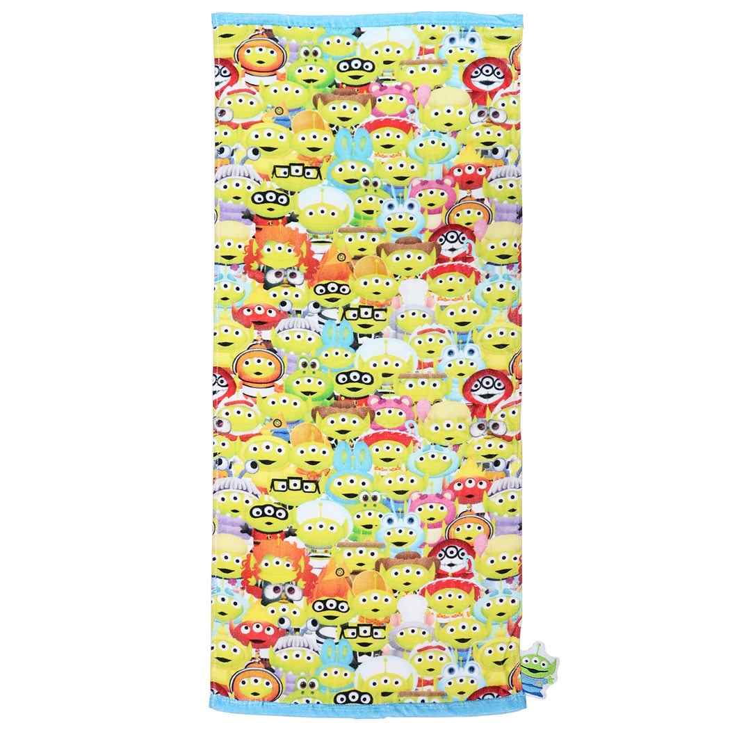 上品な トイストーリー フェイスタオル インクジェット プリント ロングタオル エイリアンリミックス Pixar ディズニー 丸眞 プレゼント キャラクター グッズ メール便可シネマコレクション 最高の