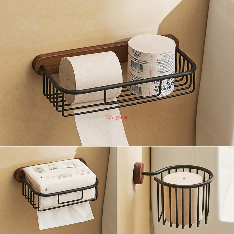 新品登場 トイレットペーパーホルダー木製おしゃれトイレ用品トイレインテリアシンプルペーパーホルダー収納おしゃれウッド母の日