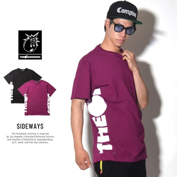 ハンドレッツ THE HUNDREDS Tシャツ メンズ SIDEWAYS T18S209002