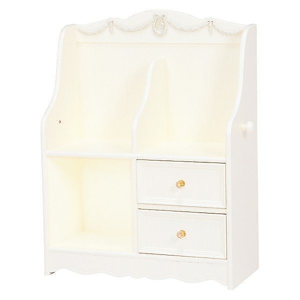 ガーリー調 ランドセルラック 絵本ラック 本 小物 収納 引出し 収納 サイドラック 棚 お姫様風