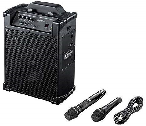 サンワサプライ 60W　ワイヤレスマイク付き拡声器スピーカー MM-SPAMP10　送料無料:一部地域を除く