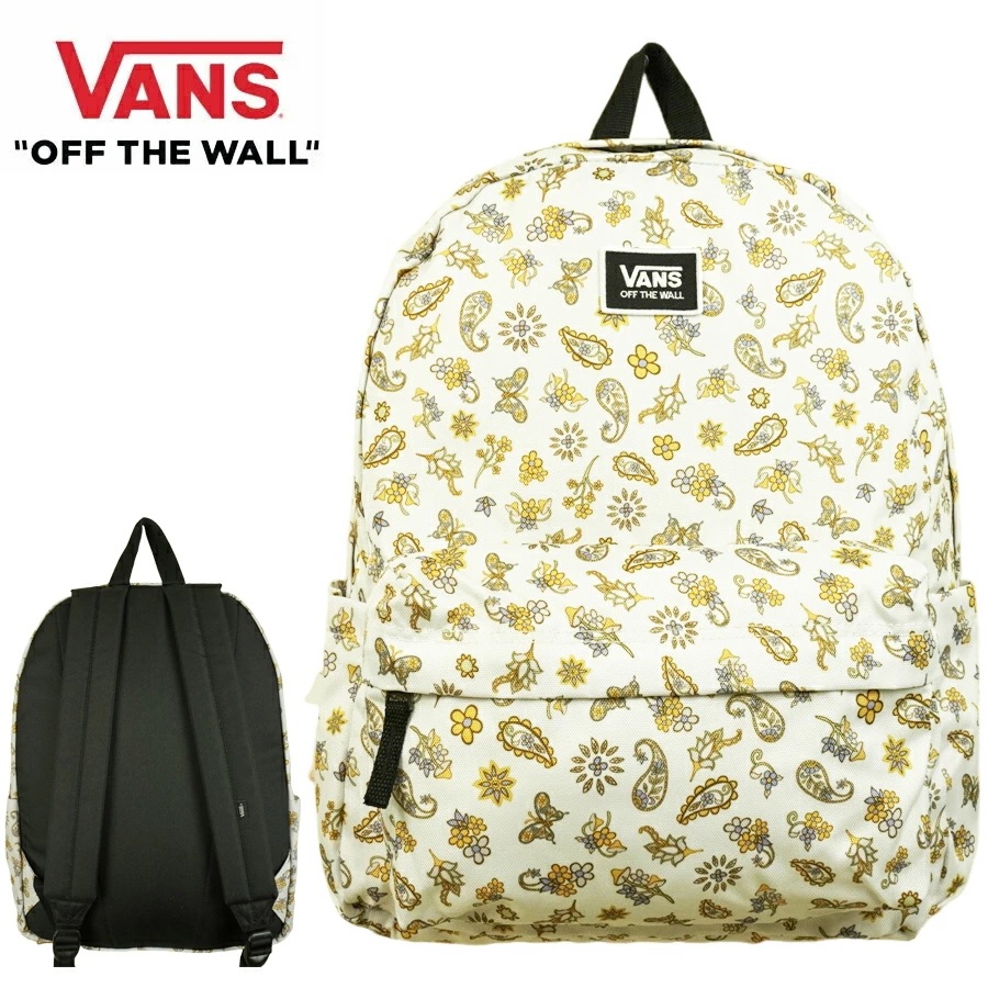 バンズ VANS ヴァンズメンズ レディース バッグパックWM OLD SKOOL H2 BACK PACKウィメンズ オールドスクールH2 バックパックWHI