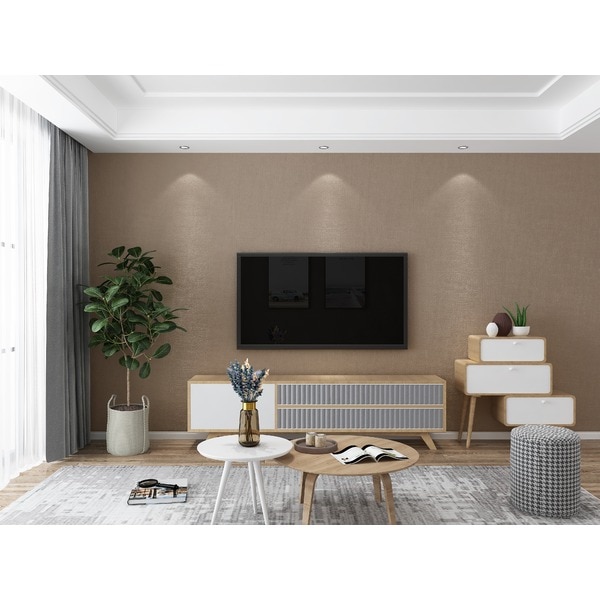 ウォジック20m巻 リメイクシート 壁紙シール ウォールデコシートワイド60cm幅 モカブラウン系 9927