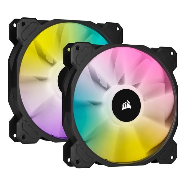 iCUE SP140 RGB ELITE / iCUE Lighting Node CORE PCケースファン 2個パック CO-9050111-WW