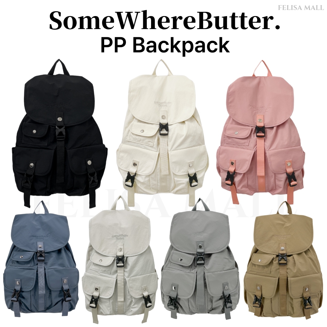 [SOMEWHEREBUTTER] PP Backpack バックパック 韓国人気 韓国ブランド