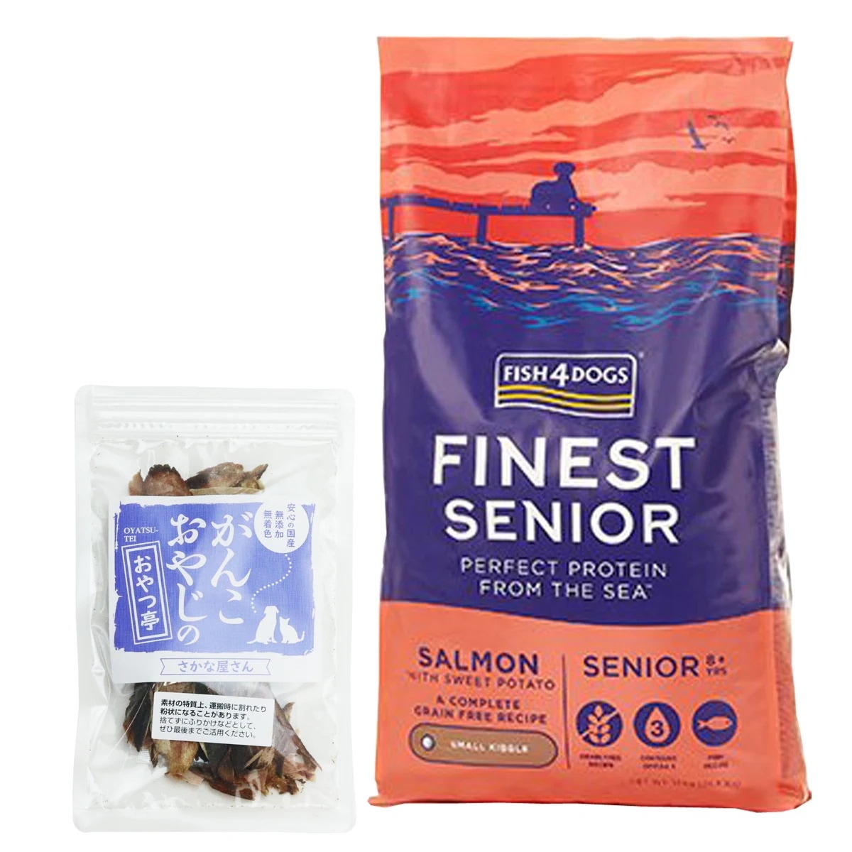 ファイネスト サーモン シニア 小粒 12kg【国産無添加さかなのおやつ付き】