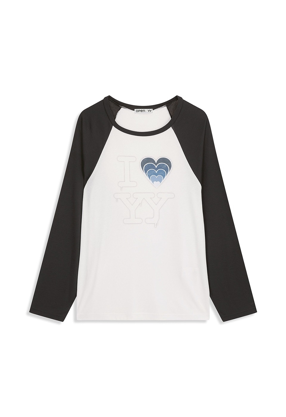 【OPEN Yy】 26SS I LOVE YY RAGLAN TEE : BLUE