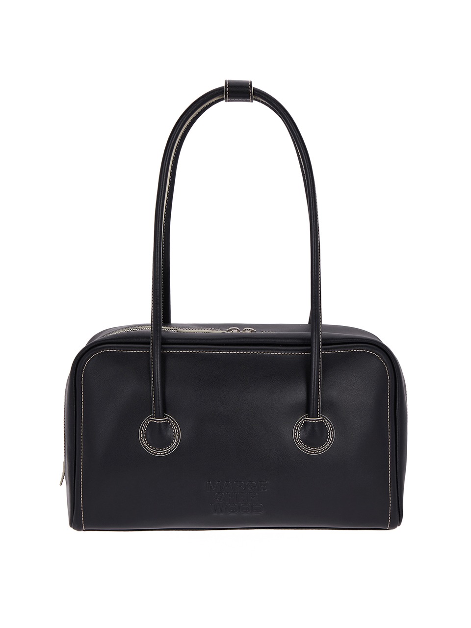 【MARGESHERWOOD】 SOFT BOSTON : BLACK PLAIN