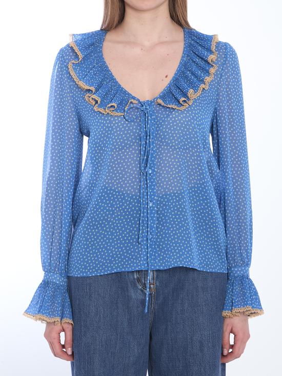 VALENTINO GARAVANI Women Shirts 6B0AB7H1 LIGHT BLUE