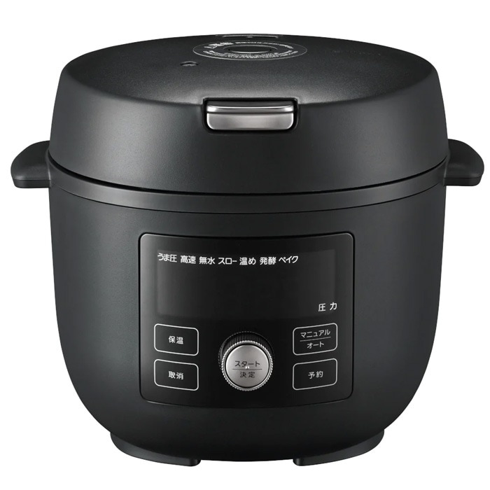 電気圧力鍋 TIGER COOKPOT タイガークックポット COK-A220-KM マットブラック