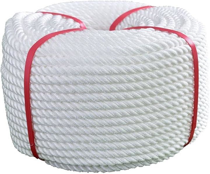 アンカーロープ 太さ 12mm 係留ロープ ボート ヨット 船 船舶 レジャーボート 漁業 水産養殖 耐水 耐摩擦 土木 建築 工事 荷役 作業用 救命ロープ 救援 高所作業(100m)