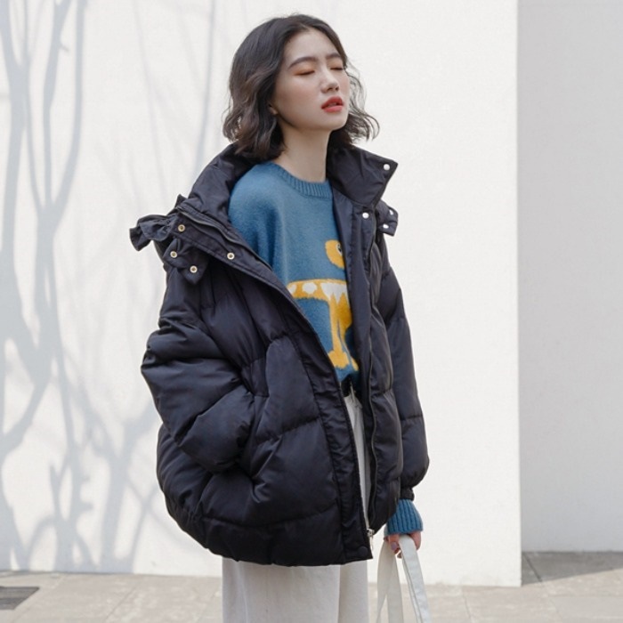 人気商品ランキング カジュアル ルーズ フード 中綿 ダウンコート レディース アウター 防寒 秋冬 ジャケット シンプル ダウンジャケット コート サイズ 色 Mイエロー Www Solidarios Org Br